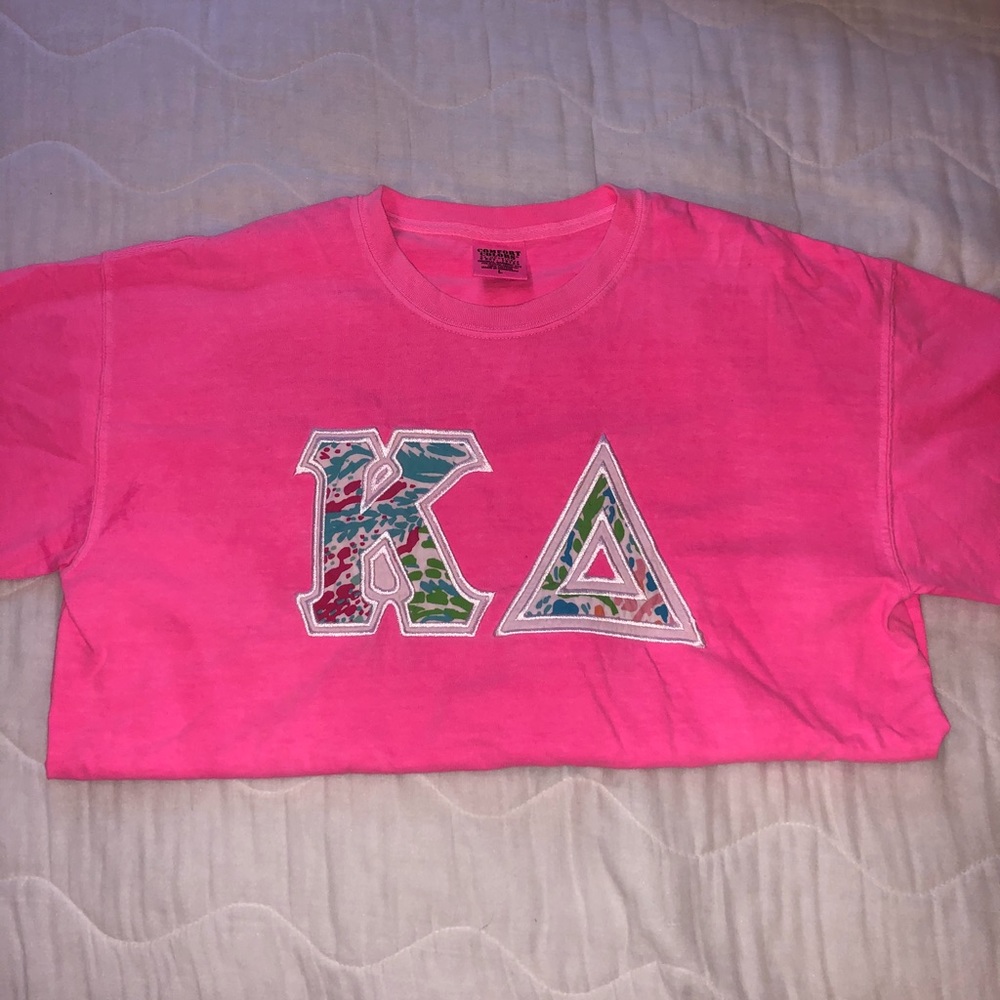 Kappa Delta Stitched Letter T-shirt